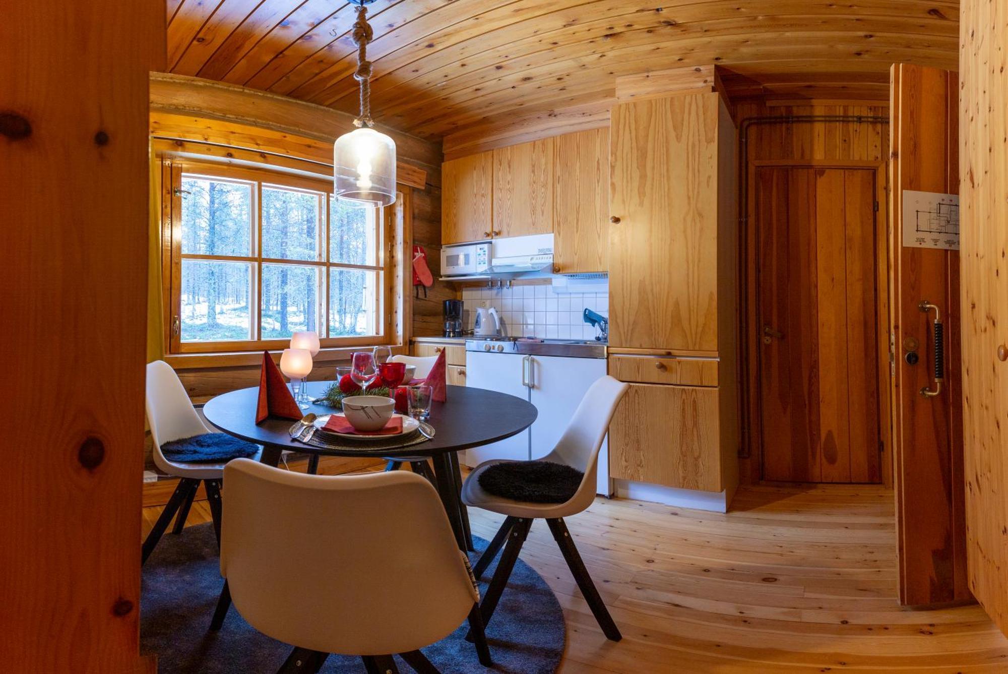 Kuukkeli Log Houses Aurora Resort Saariselka Quarto foto