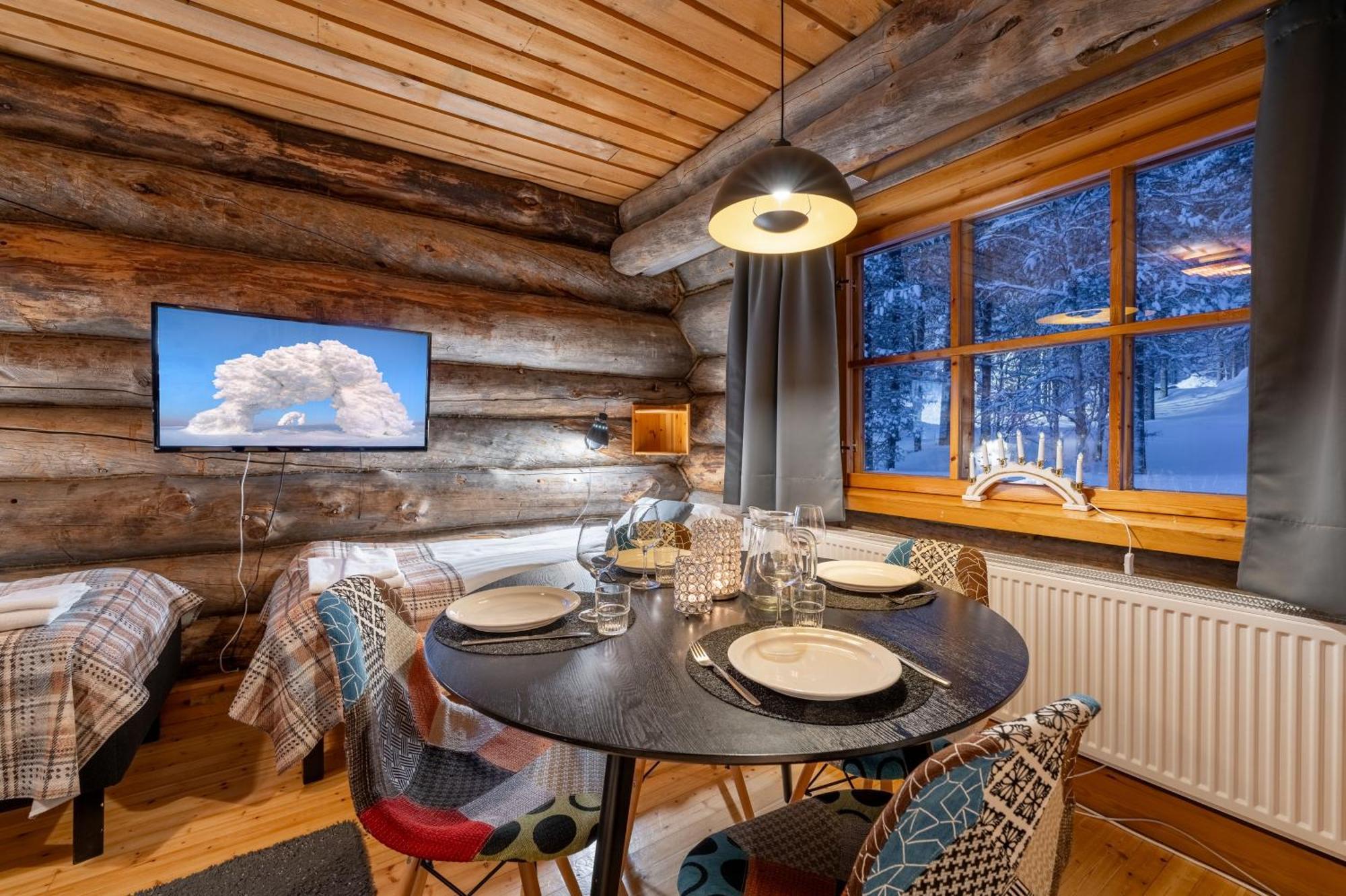 Kuukkeli Log Houses Aurora Resort Saariselka Quarto foto