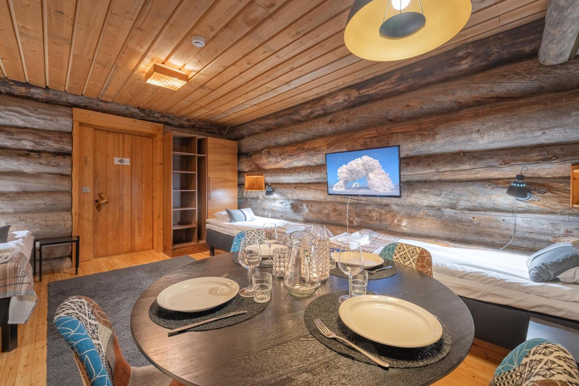 Kuukkeli Log Houses Aurora Resort Saariselka Quarto foto