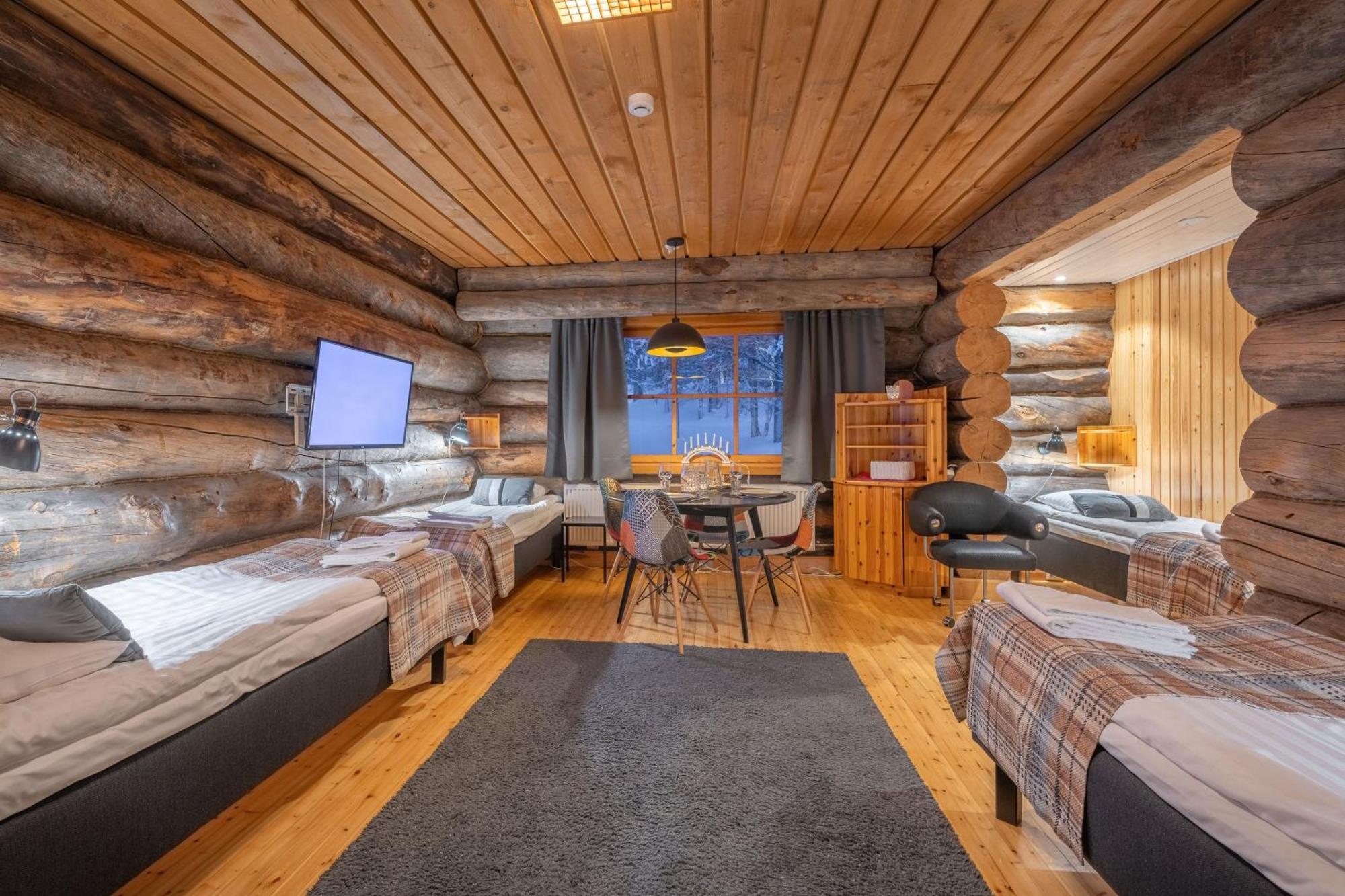 Kuukkeli Log Houses Aurora Resort Saariselka Quarto foto