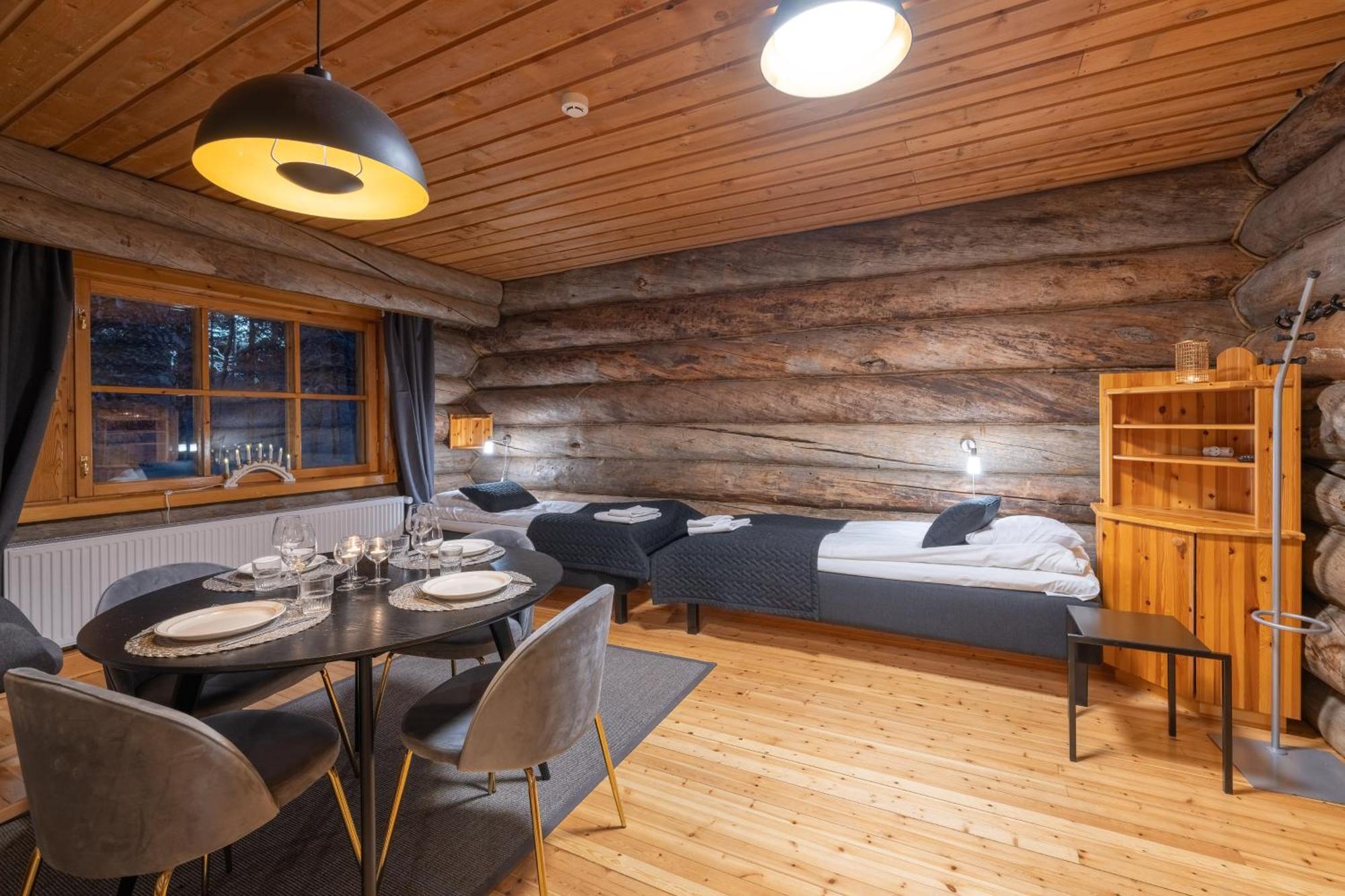 Kuukkeli Log Houses Aurora Resort Saariselka Quarto foto